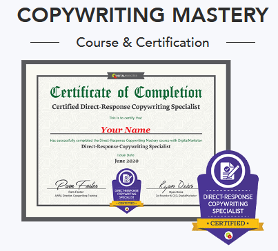 Digital Marketer - Copywriting Mastery